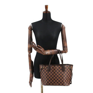 Louis Vuitton Damier Ebene Neverfull MM Tote Bag - Brown